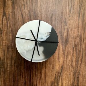 Cb2 Kaine Resin Coasters set of 4